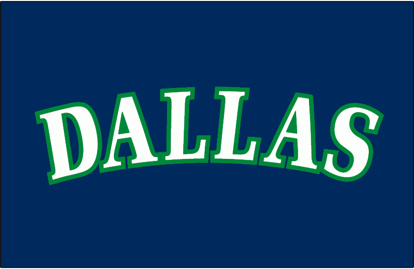 Dallas Mavericks 1993-2001 Jersey Logo fabric transfer